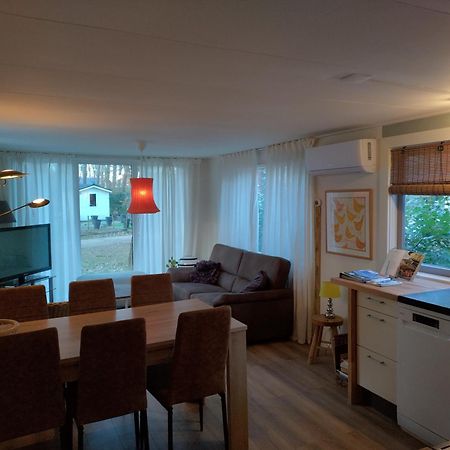 Wulft 47: Sunny 6-Person Chalet with Pool in Forest Campground IJhorst Exterior photo