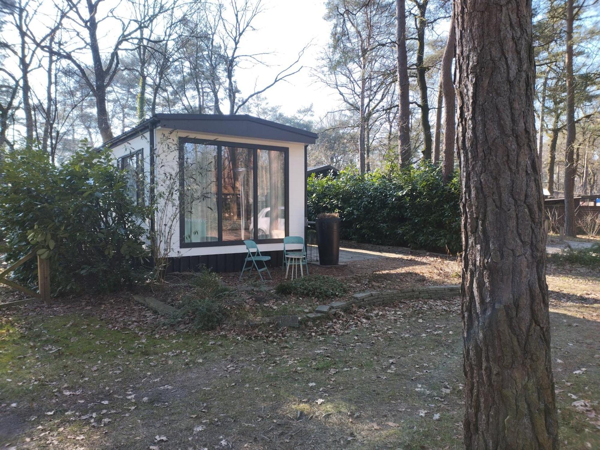 Wulft 47: Sunny 6-Person Chalet with Pool in Forest Campground IJhorst Exterior photo
