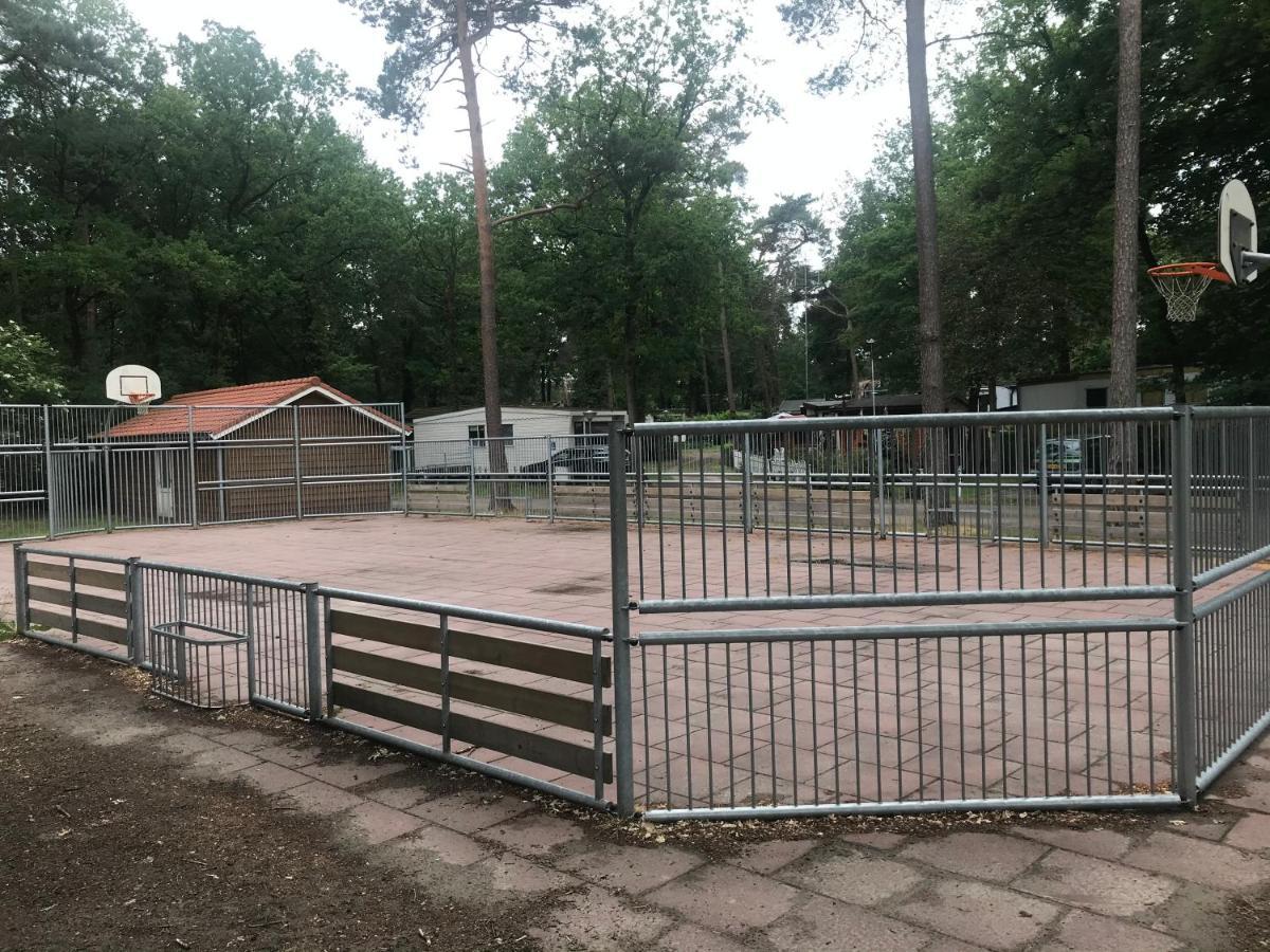 Wulft 47: Sunny 6-Person Chalet with Pool in Forest Campground IJhorst Exterior photo